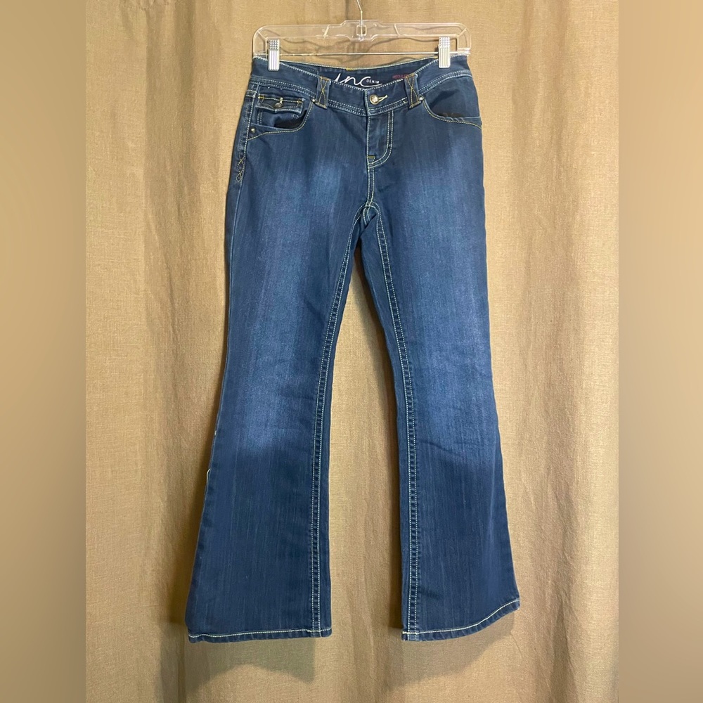 Y2K Jeans Embroidered Flare Leg